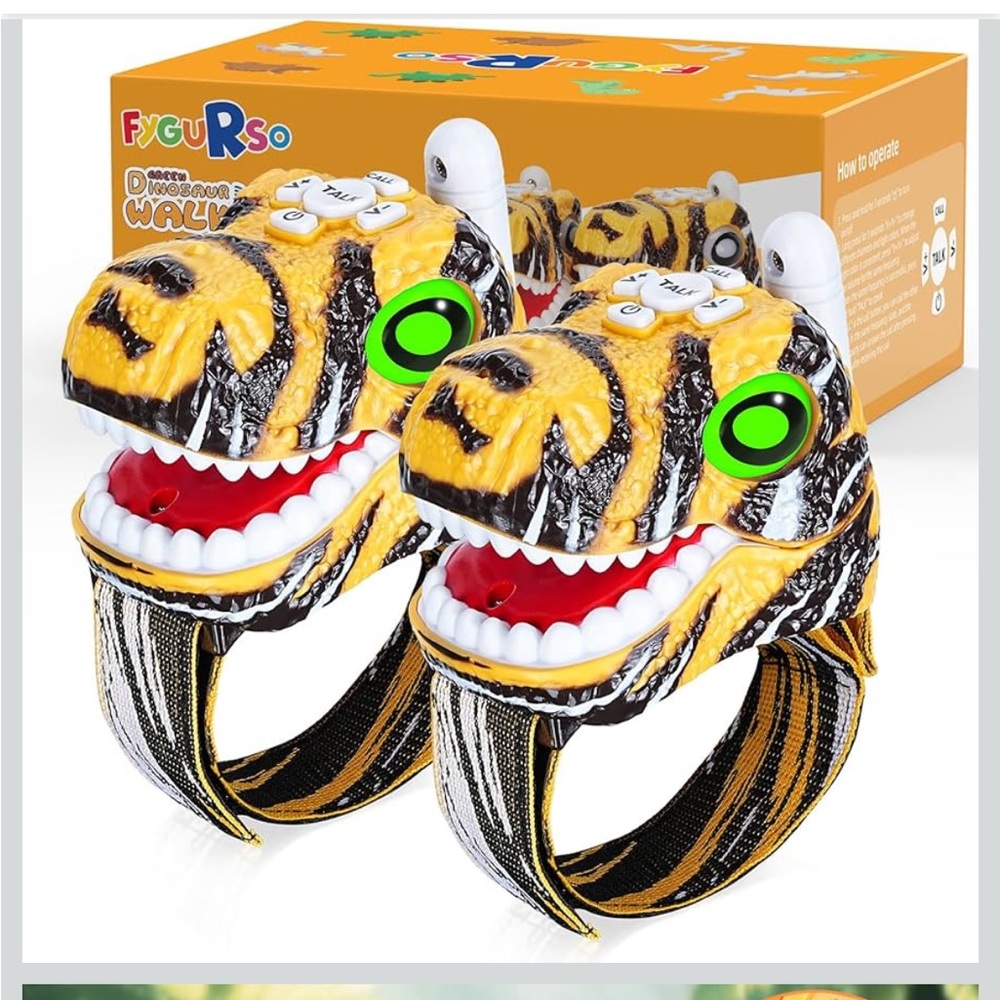 Dinosaur wrist walkie talkies
